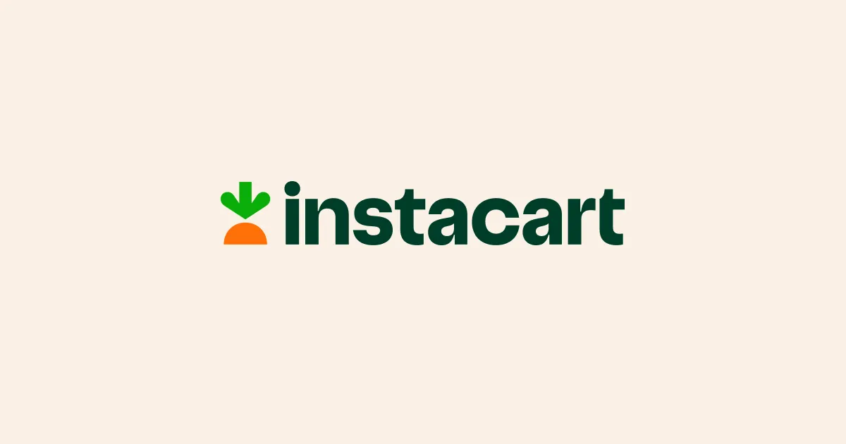 Instacart公式ロゴ。シモ氏がCEOとして2023年のIPOを主導した企業