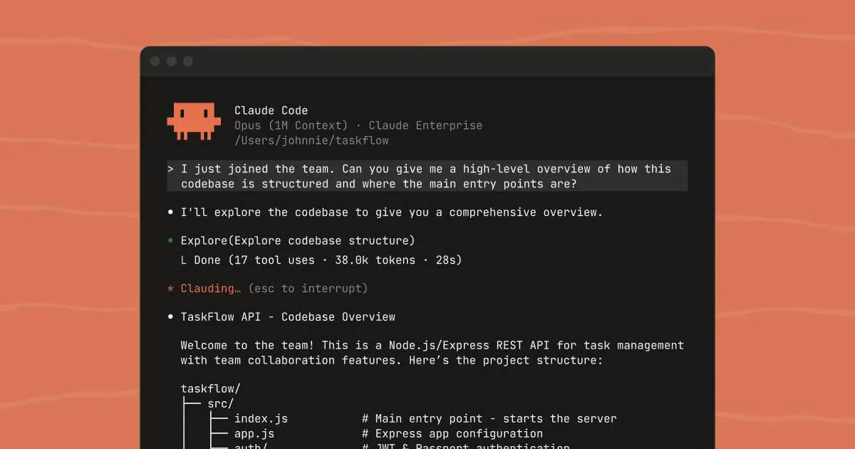 Claude Codeの公式ロゴ。CLIベースのエージェント型コーディングツール