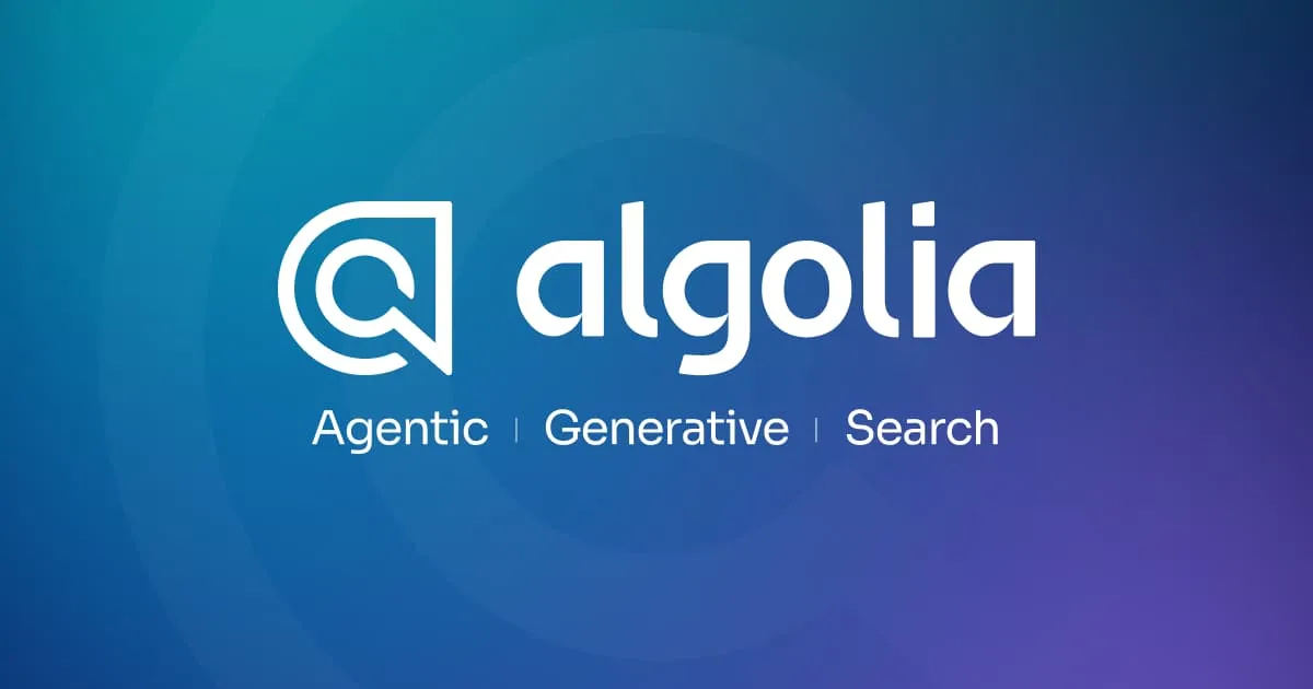 既製の検索サービスAlgoliaのロゴ