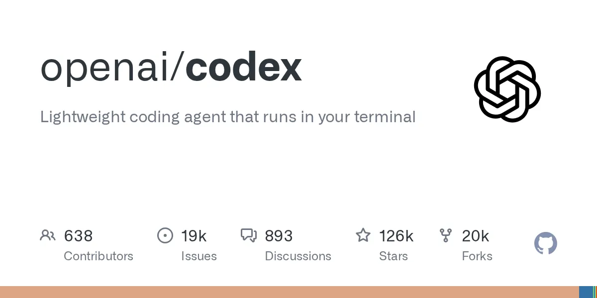 OpenAIのコーディングエージェントCodexの公式GitHubリポジトリ。自律的に作業するAIエージェントの普及が報告フレームワーク整備の背景にある