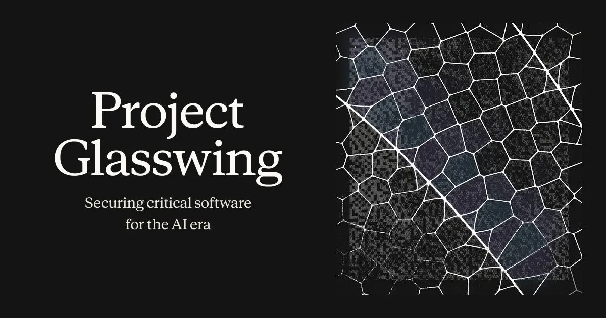 Anthropic公式のProject Glasswing紹介ページのビジュアル