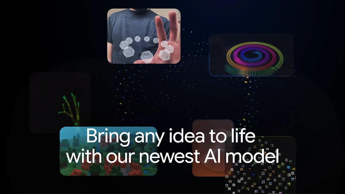 Google Gemini AIテクノロジーのビジュアル
