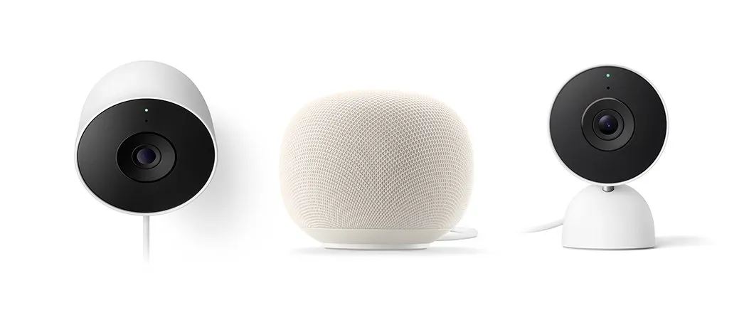 Google Nest CamおよびGoogle Home Speakerの新モデルラインナップ