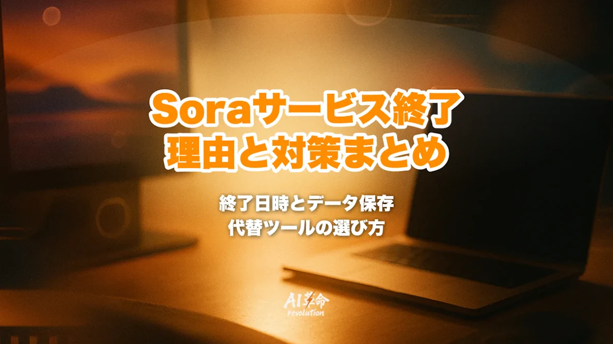Soraサービス終了まとめ｜終了日時・理由・動画保存（エクスポート