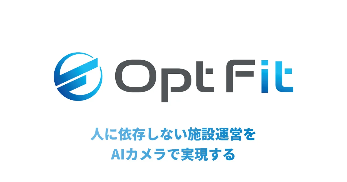 AIカメラで無人ジム運営を支援するOpt Fitのロゴ