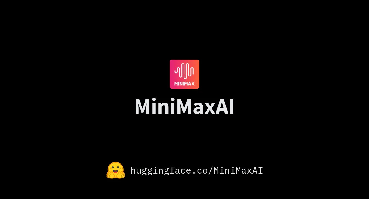 MiniMaxAIのHugging Face公式組織ページ