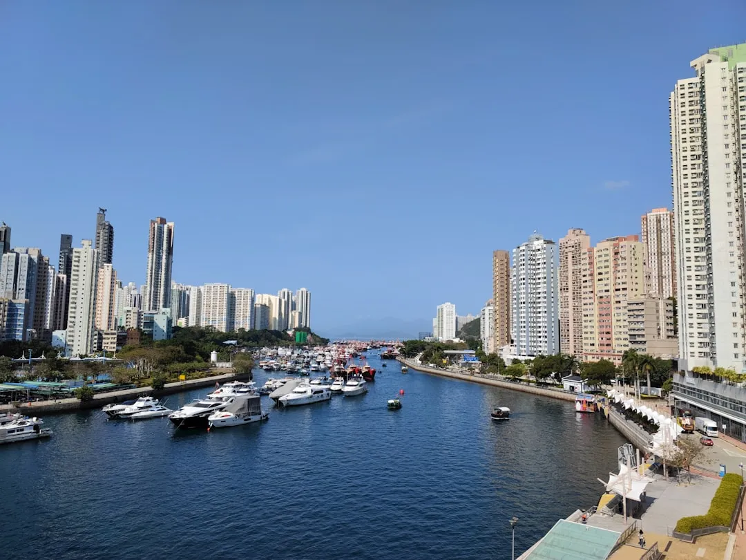 漁船が並ぶ漁港の風景。スマート水産業が広がる現場