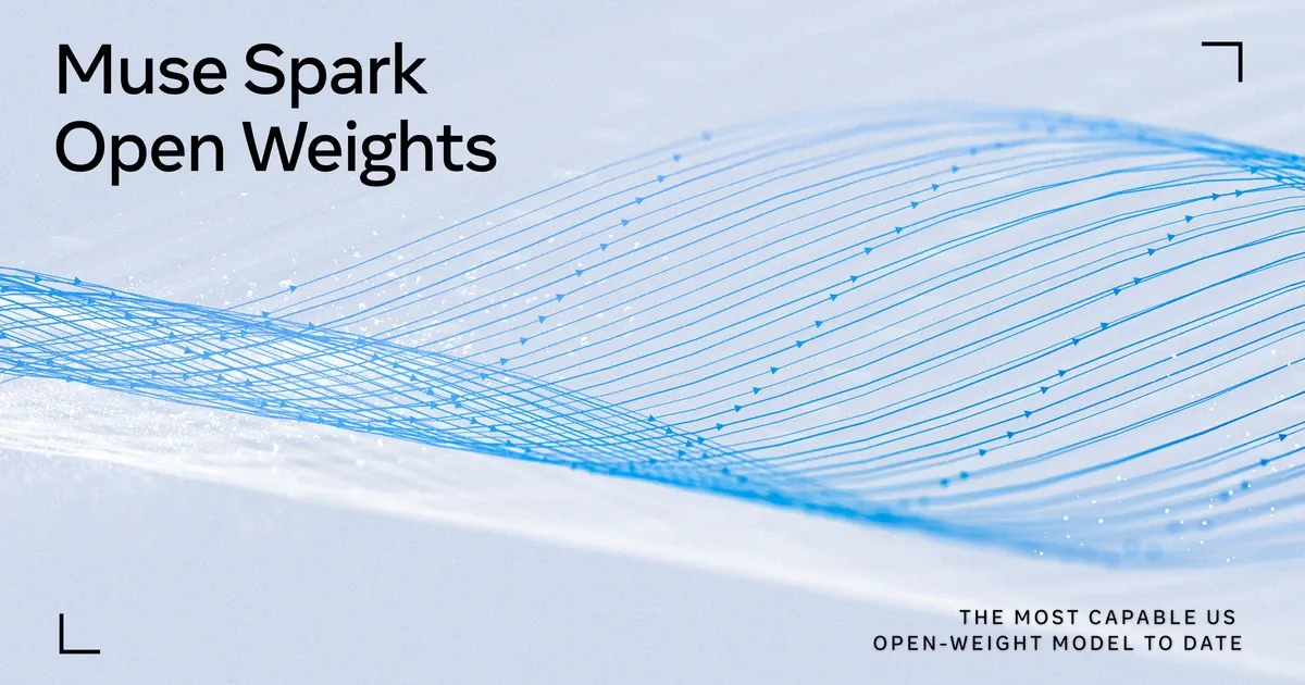 Meta公式ブログに掲載されたMuse Spark Openの公開告知画像