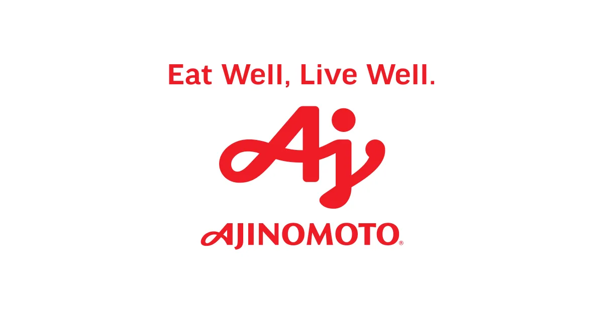 味の素株式会社のコーポレートロゴとブランドスローガン