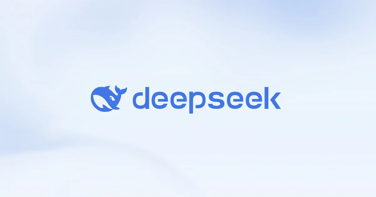 DeepSeekの公式ロゴ（クジラのマーク）