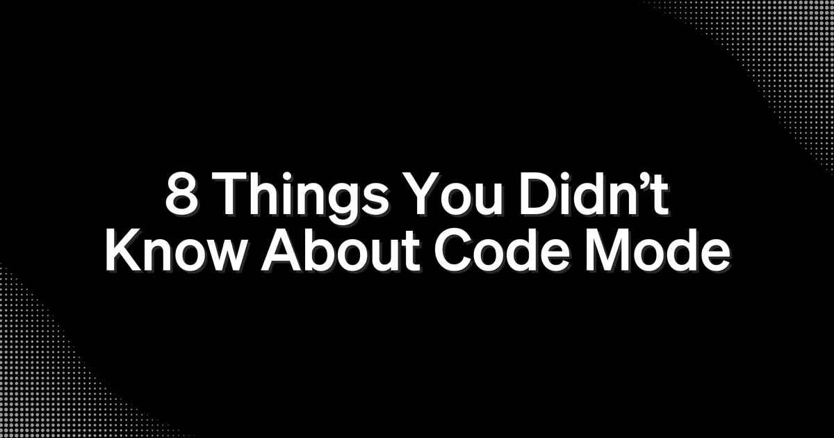 GooseのCode Mode機能の紹介画面