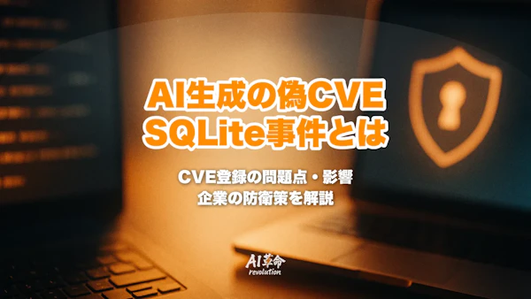 AIが生成した偽の脆弱性がCVEデータベースを汚染|SQLite架空CVE-2026-51302事件・NVD/CISAが承認した経緯と防衛策【2026年8月最新】