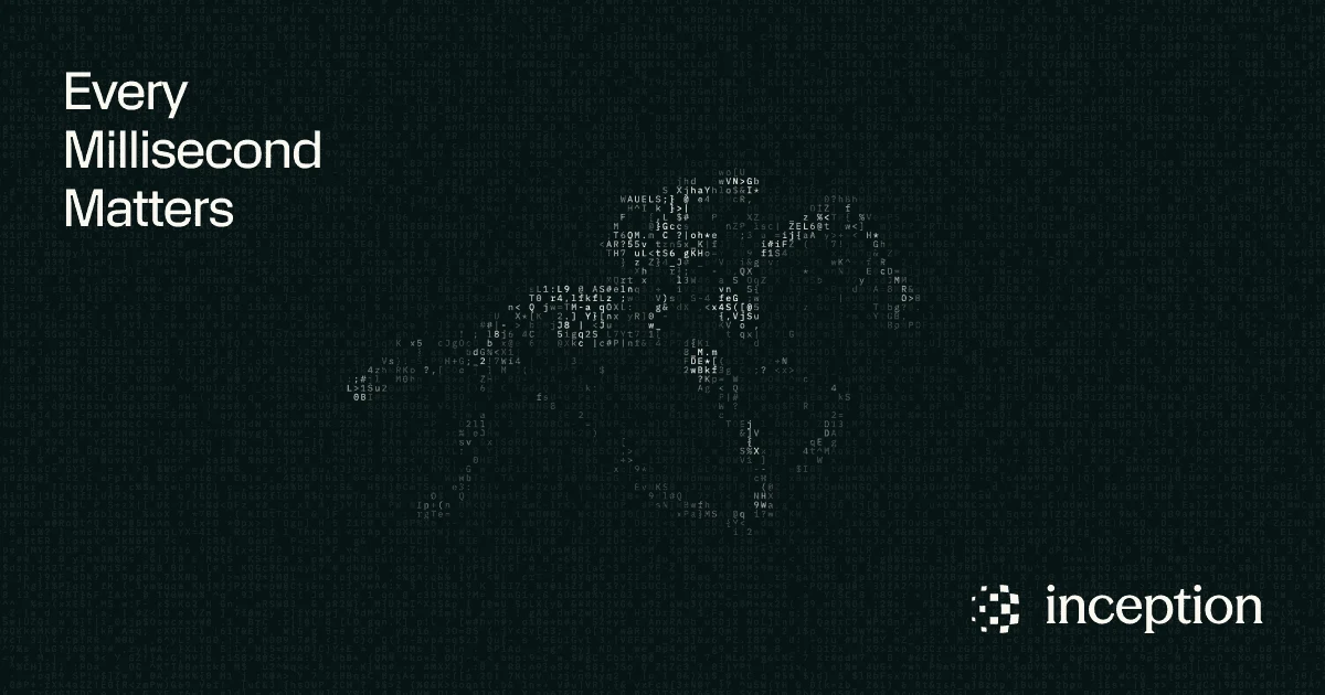 Inception公式サイトのMercuryブランドイメージ「Every Millisecond Matters」