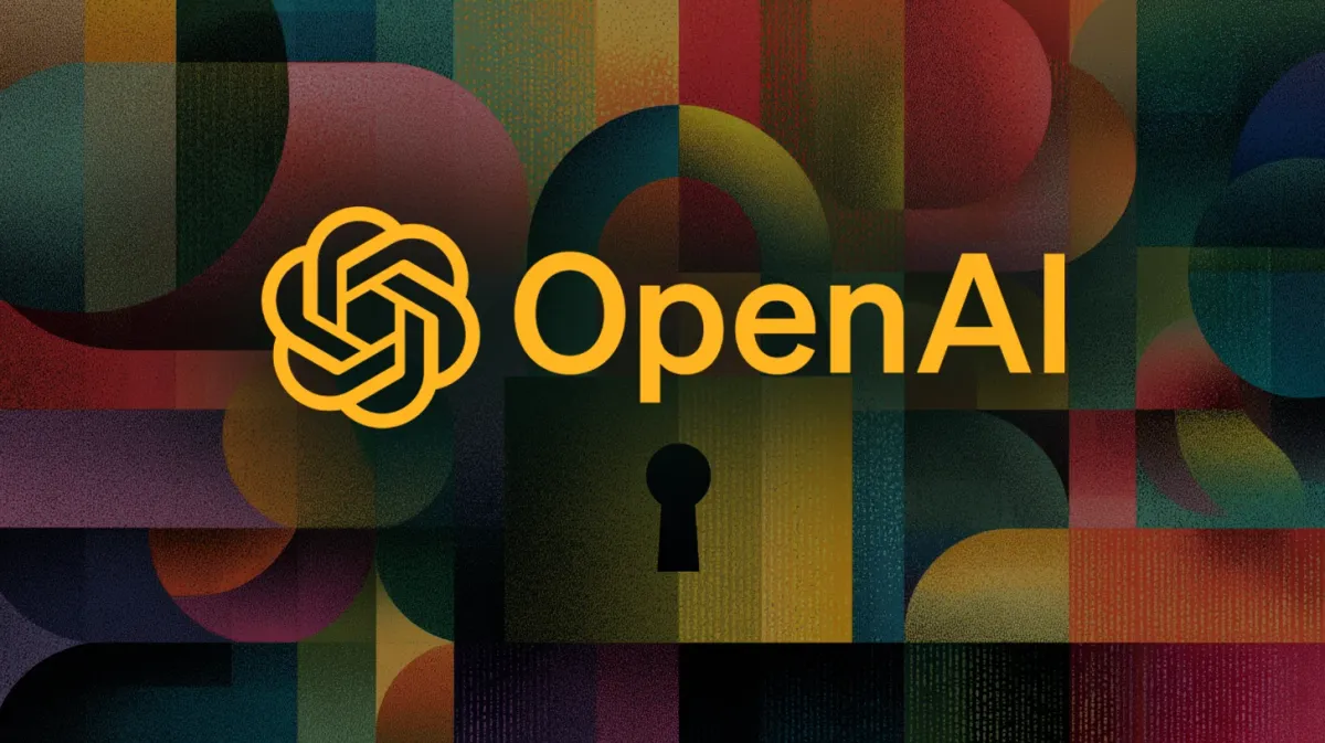 OpenAIロゴと鍵のイメージ — GPT-5.5-Cyberが防御者向けにセキュリティ関連タスクの拒否率を下げた派生モデルであることを象徴