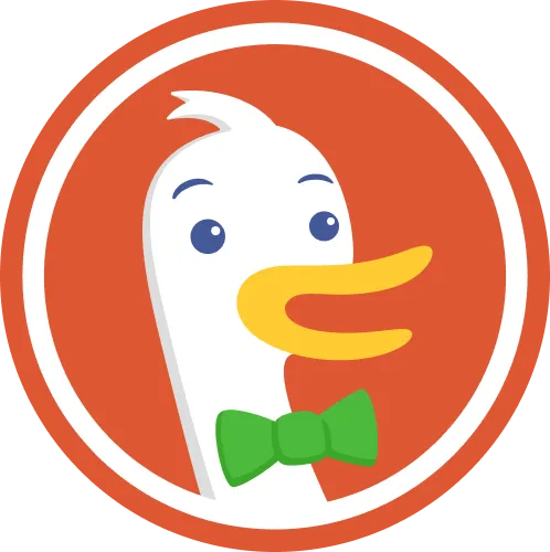 DuckDuckGo アプリの検索画面