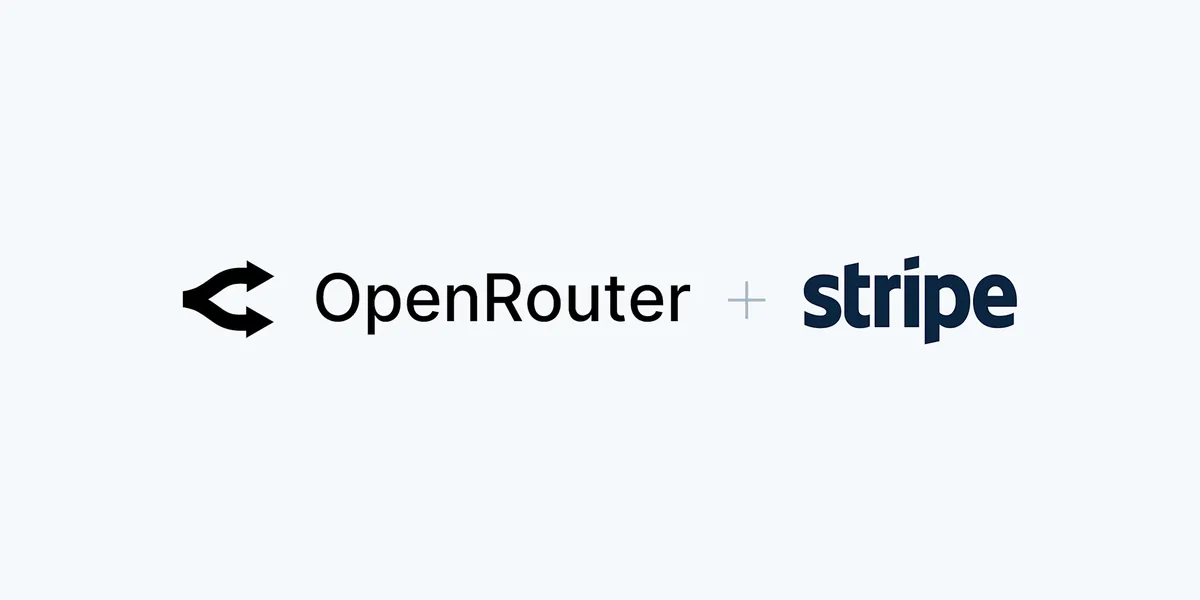 StripeとOpenRouterの提携を伝えるStripe公式ニュースルームの告知画像