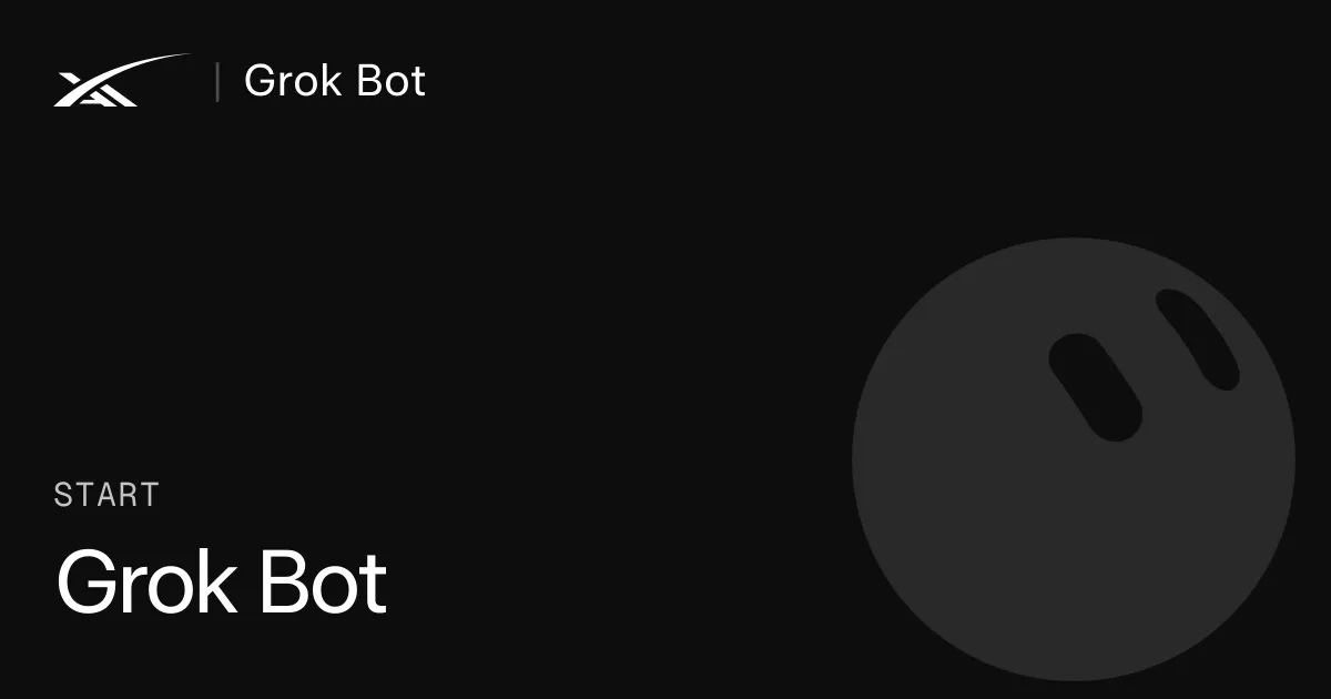 xAI公式ドキュメントのGrok Bot概要ページ