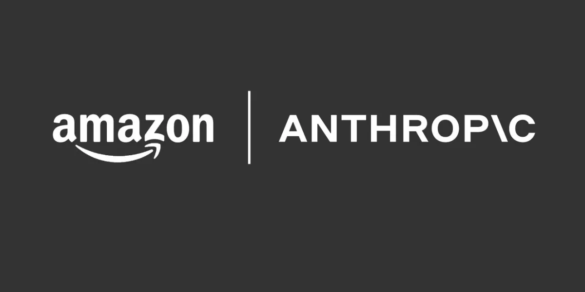 AmazonとAnthropicのロゴを並べた出資発表の画像