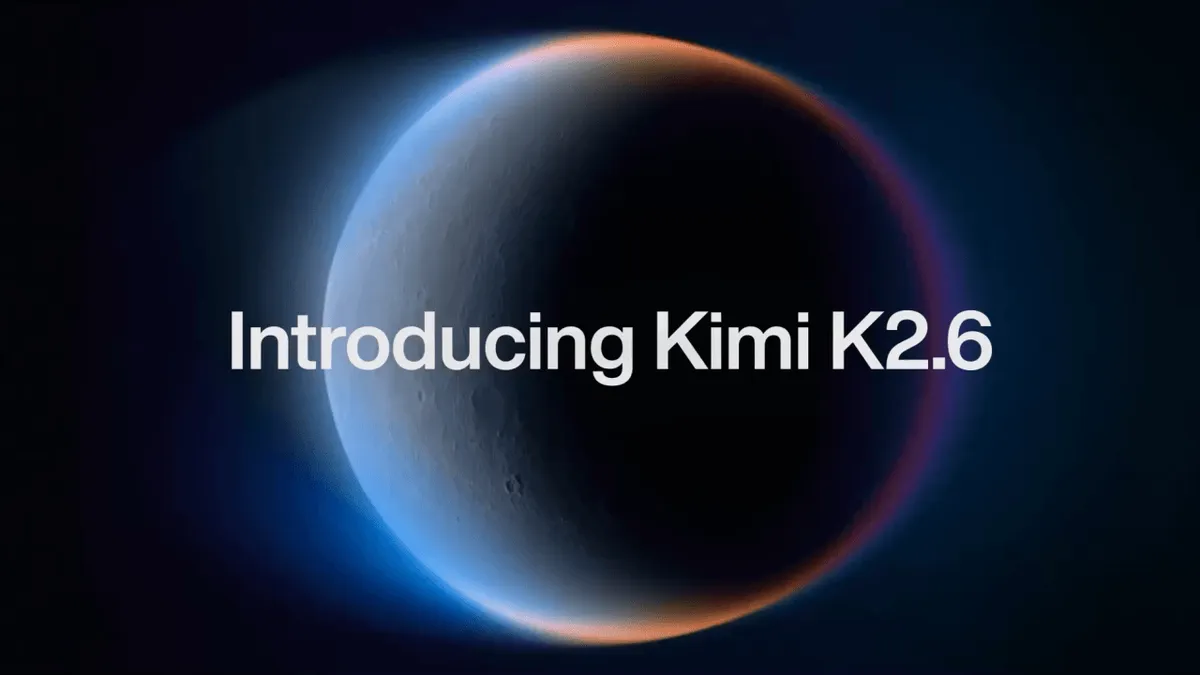 Kimi K2.6 公式サイトのメインビジュアル