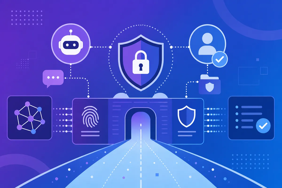 Agent IdentityとGatewayによるエンタープライズAIガバナンス・セキュリティのイメージ