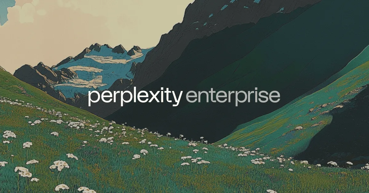 Perplexity Enterpriseの公式イメージ画像