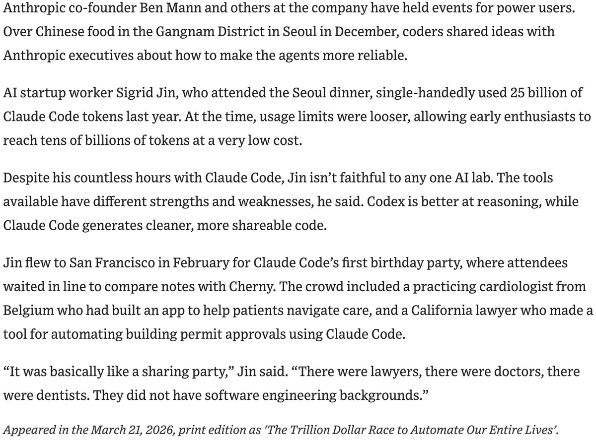 Claw CodeのWSJ特集記事」 width=