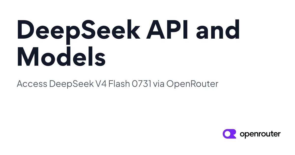 OpenRouterのDeepSeekモデル一覧ページのイメージ