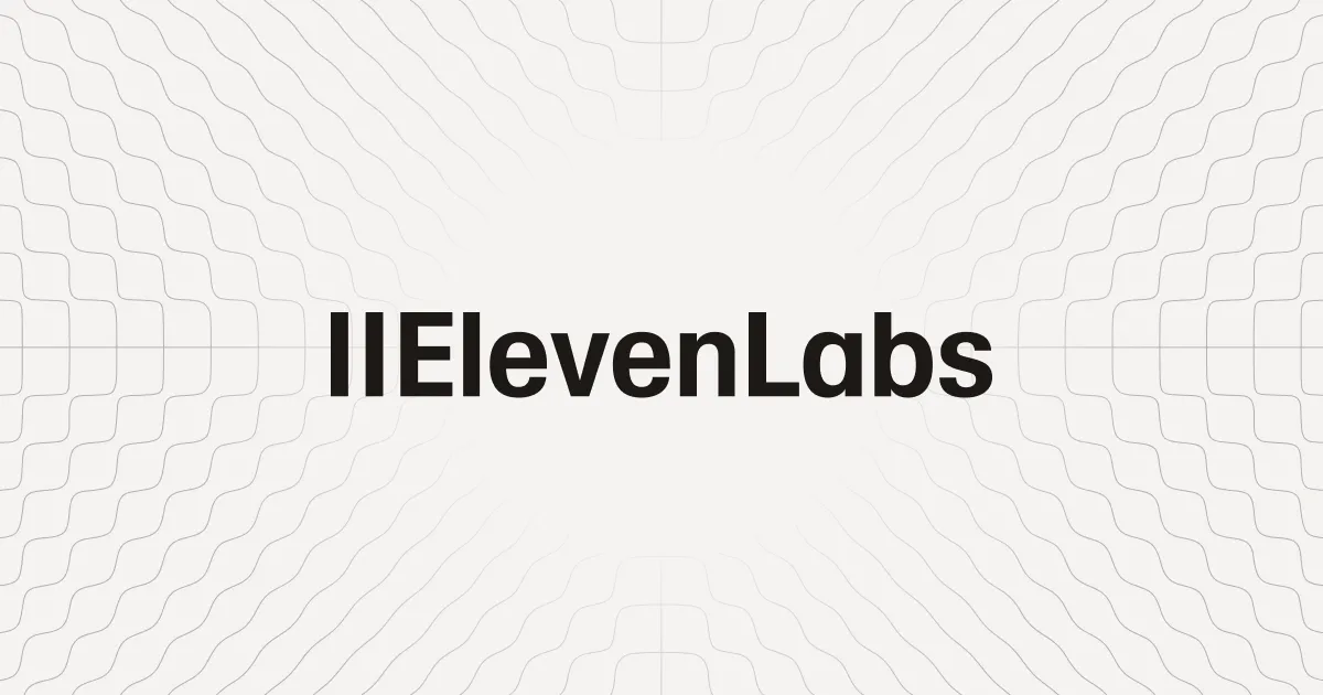 AI吹き替え・音声ローカライズを提供するElevenLabsのロゴ