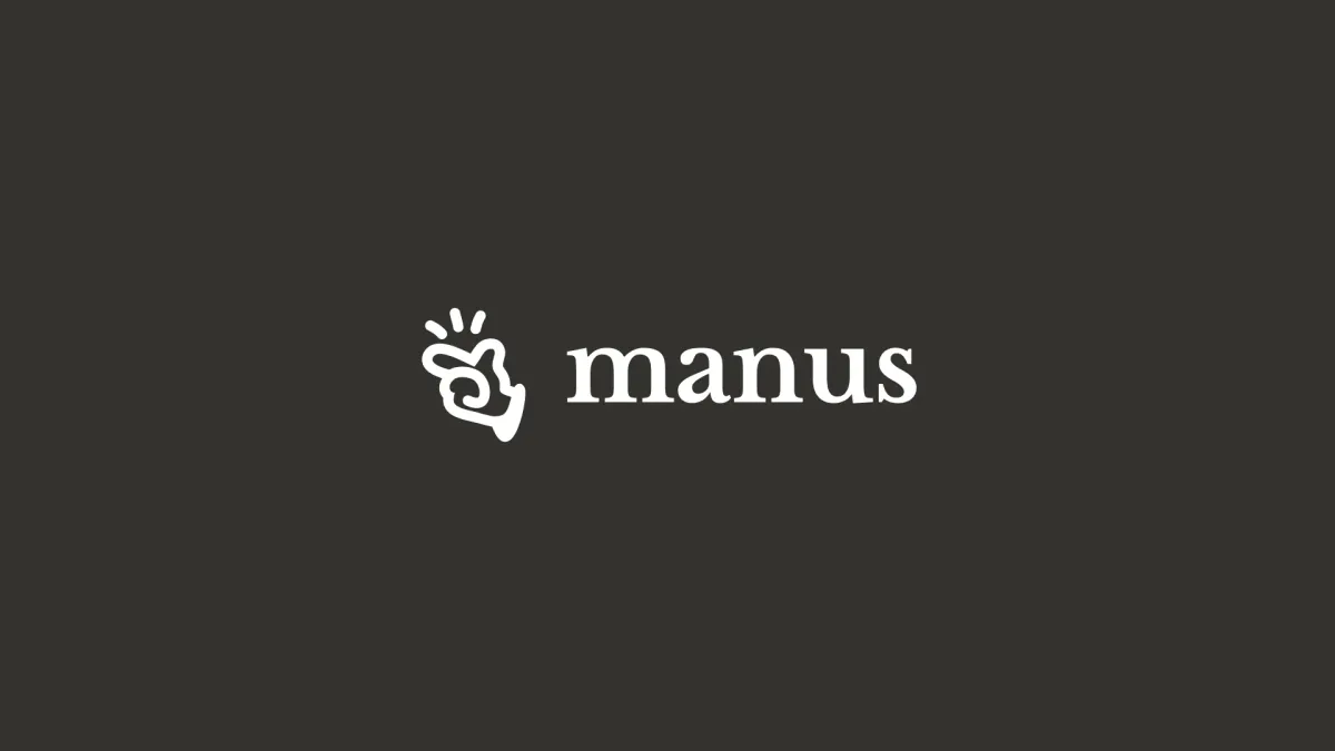Manus公式ブログ「A Note to Our Users」の告知バナー