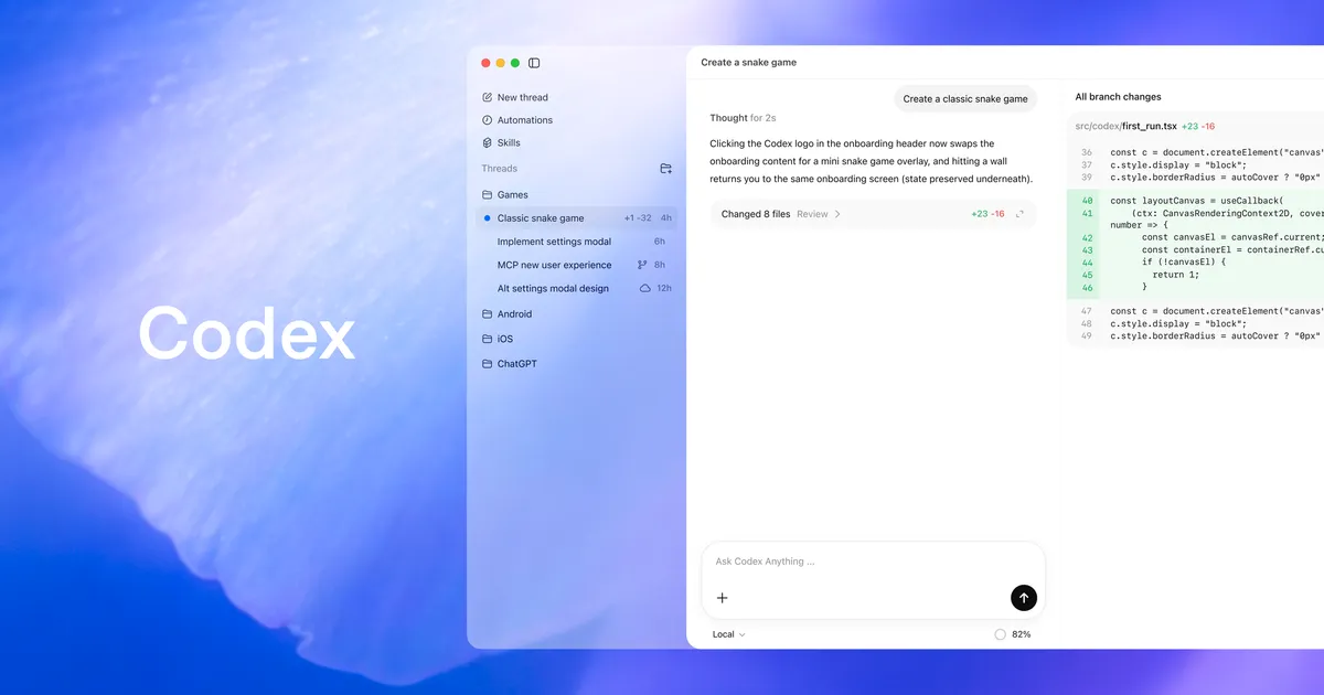 OpenAI Codex CLI Changelog 公式OGP - 最新CLIアップデート