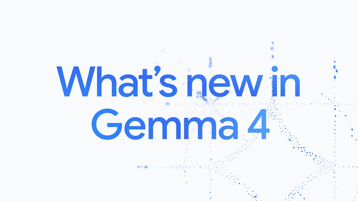 Google DeepMind Gemma 4モデルの紹介ビジュアル