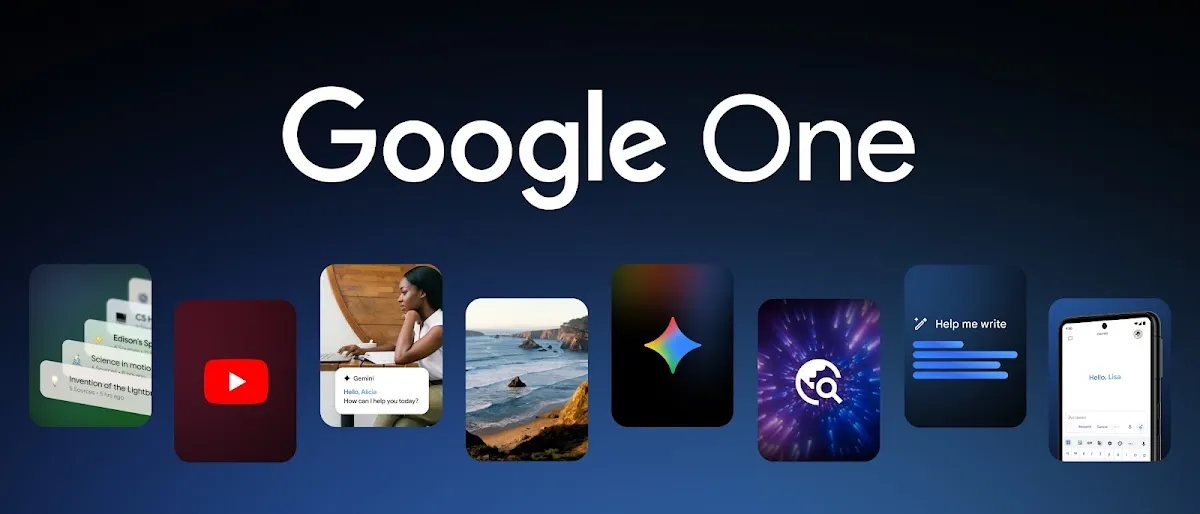 Google AI Pro・Ultraを含むGoogle Oneのプラン紹介イメージ