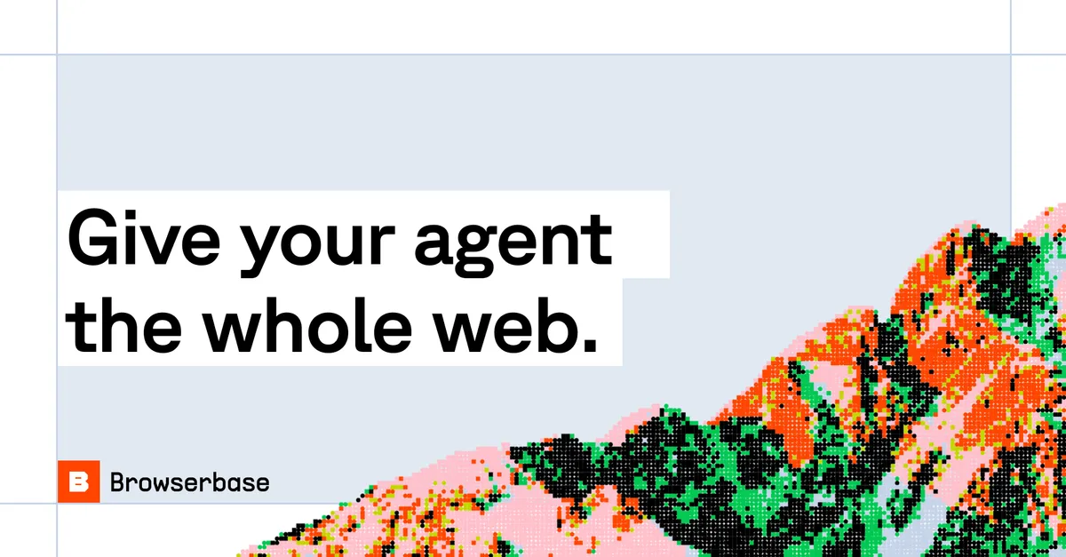 Browserbase公式サイトのイメージ（エージェント向けブラウザ基盤）