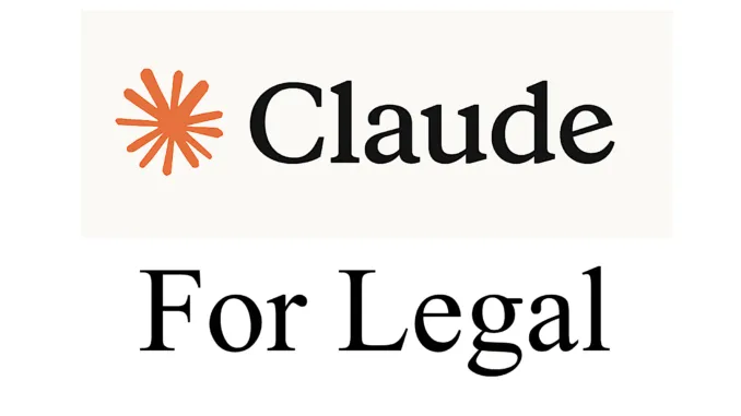 Claude For Legal ローンチ告知ビジュアル