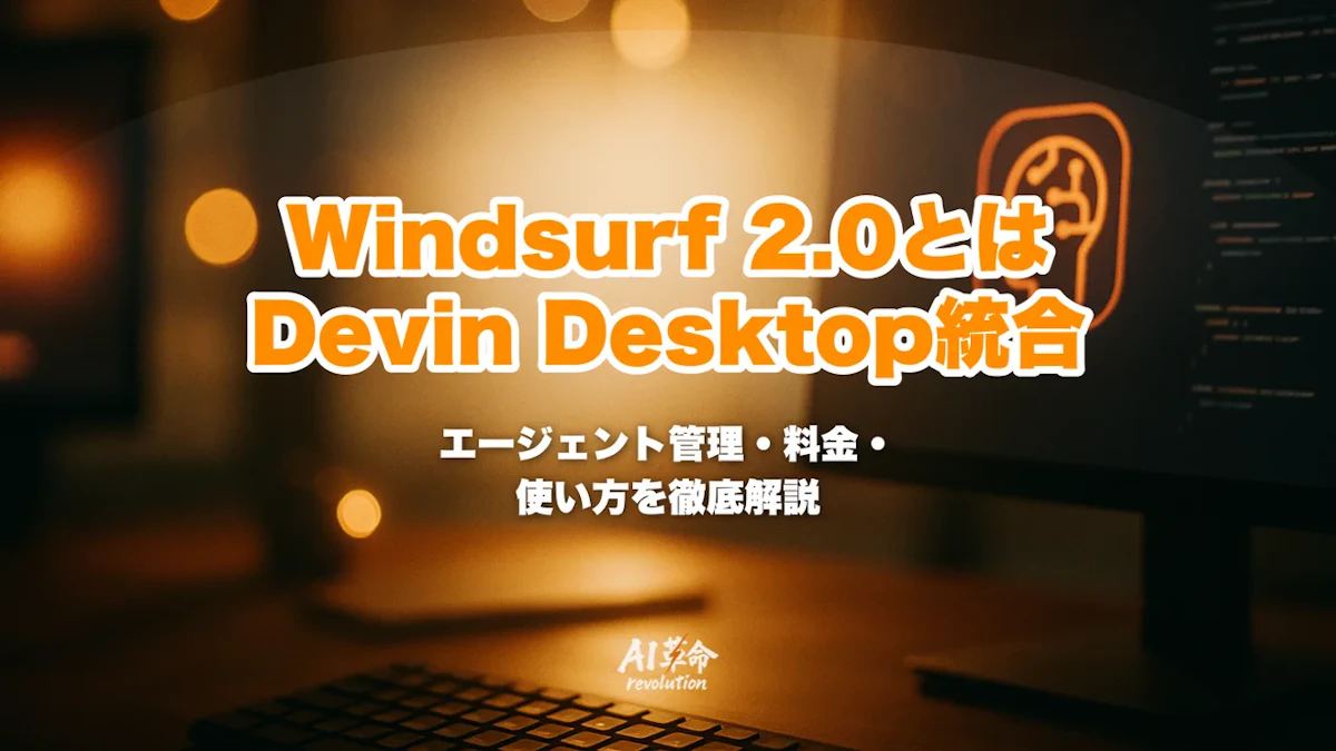 Windsurf 2.0 とは?Devin Desktop統合・Agent Command Center・料金・使い方を徹底解説【2026年6月最新】