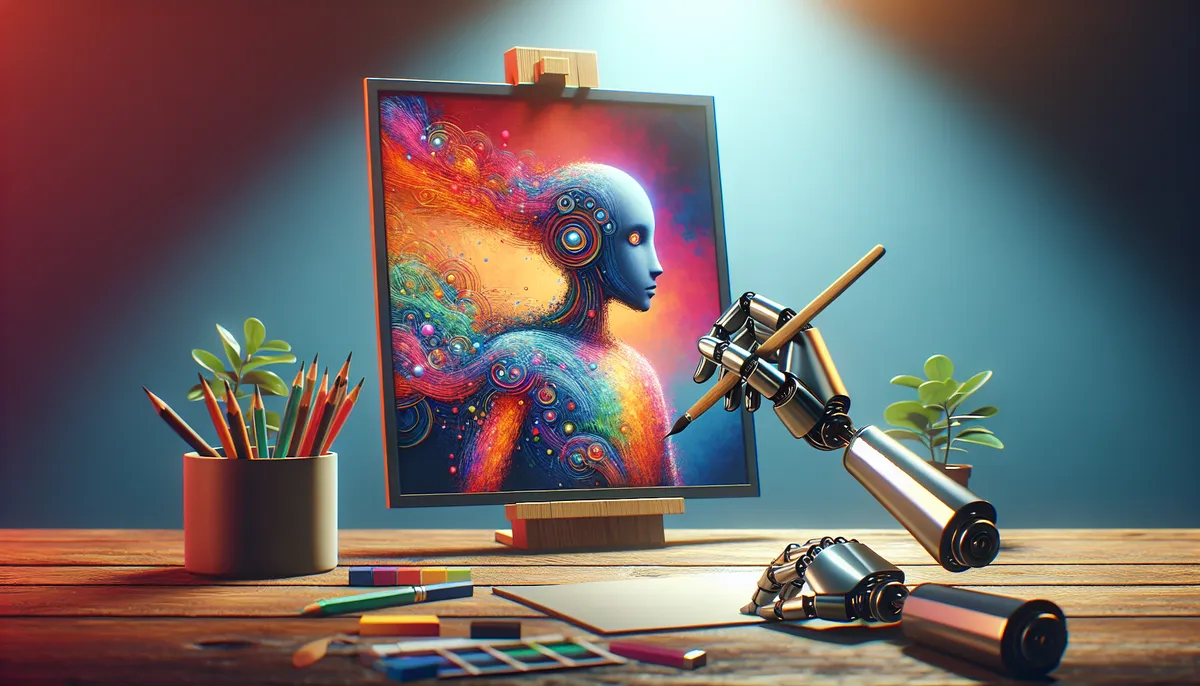 Adobe FireflyによるAI画像生成のクリエイティブなビジュアルイメージ