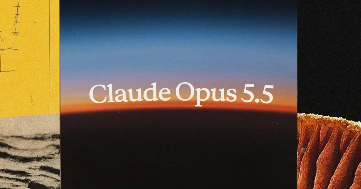 Anthropic公式ブログのClaude Opus 5.5発表記事のメインビジュアル