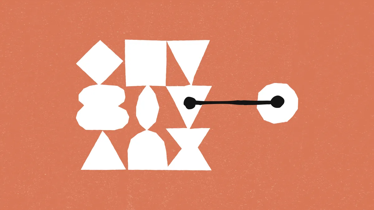 MCPに対応する多数のAIクライアントが外部システムと接続するイメージ