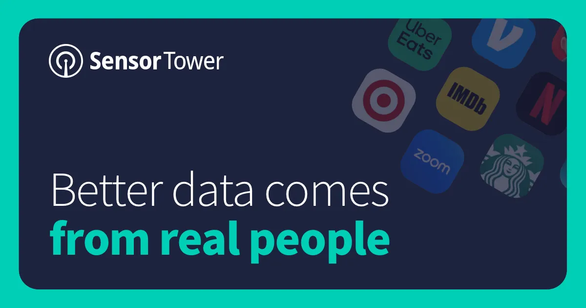 Sensor Towerの公式ビジュアル。State of AI 2026でChatGPTのシェア46.4%を報告