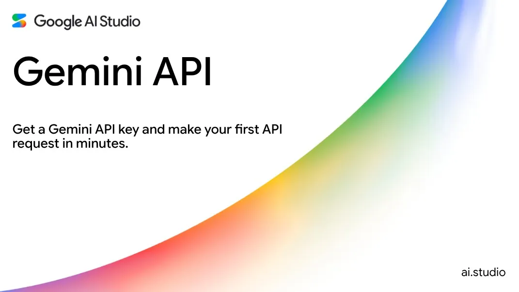 Google AI StudioのGemini API紹介画像