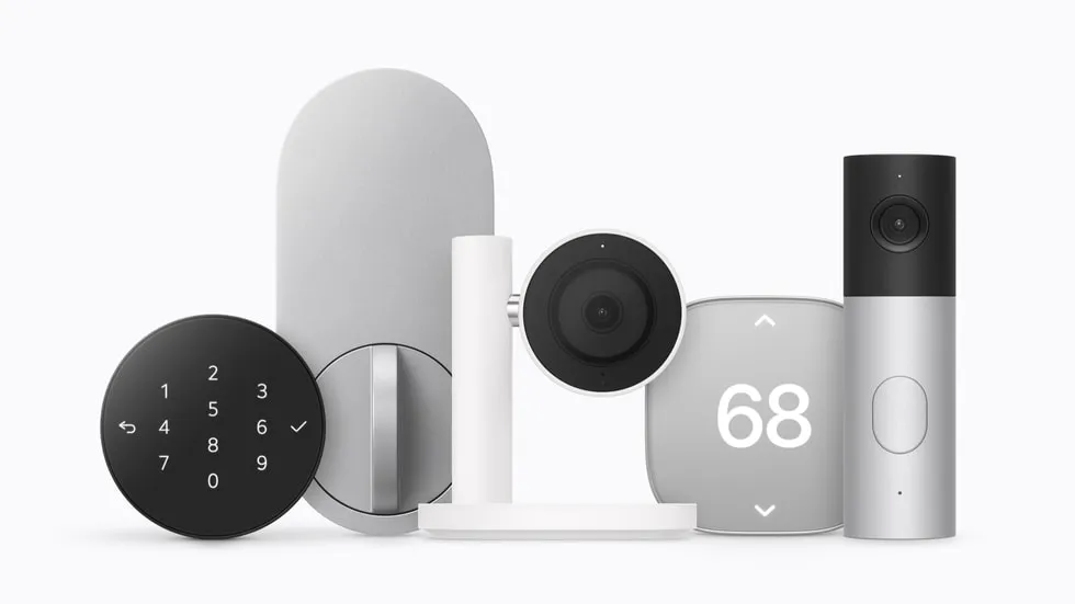 Apple Home Collectionのスマートロック・カメラ・サーモスタット・ドアベルの製品ラインアップ