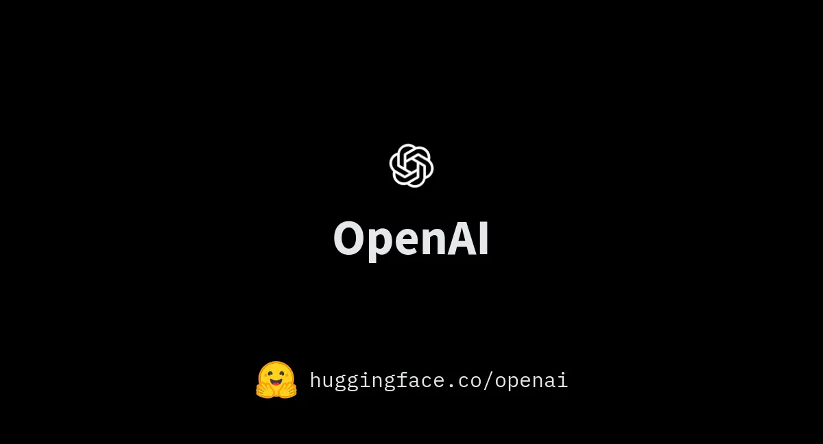 Hugging Face上のOpenAI公式オーガニゼーションページ。停止対象は社内の訓練・評価ワークロードに限られる