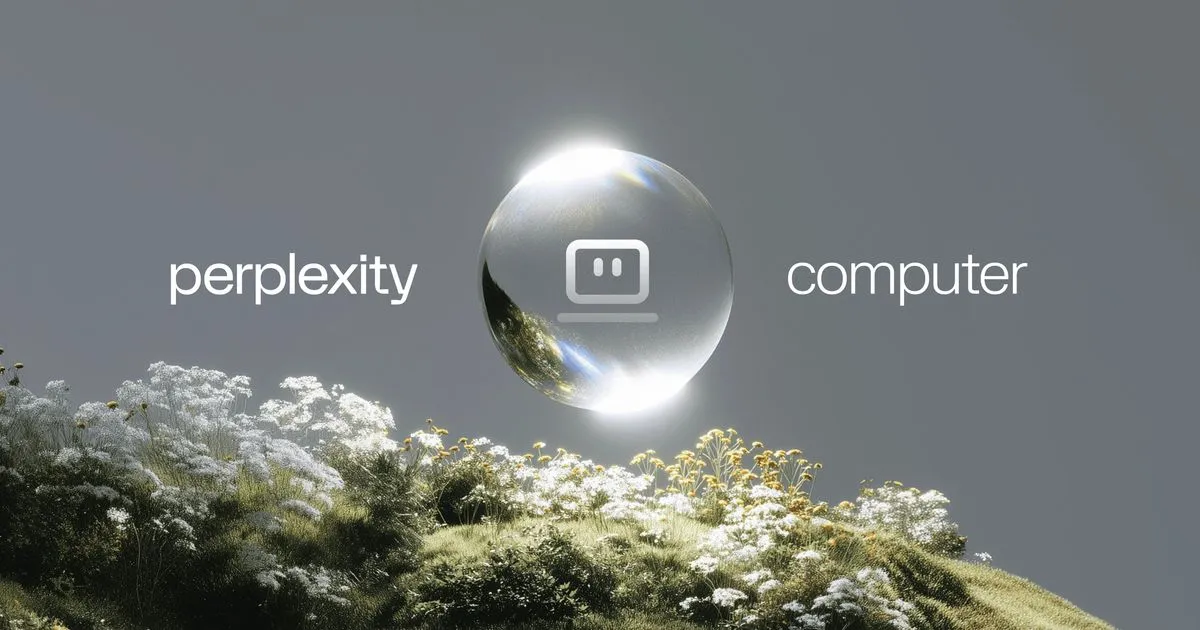 Perplexity Computerの公式イメージ画像