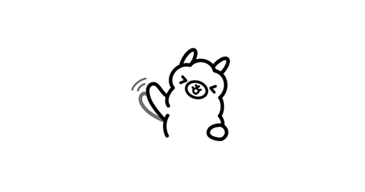 Ollamaの公式ロゴマーク(ラマのアイコン)