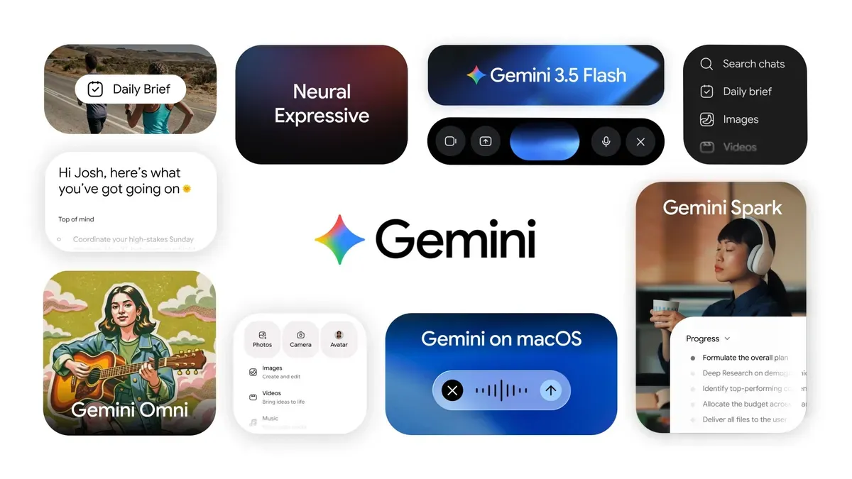 Gemini Sparkアプリのインターフェース - Google I/O 2026での発表