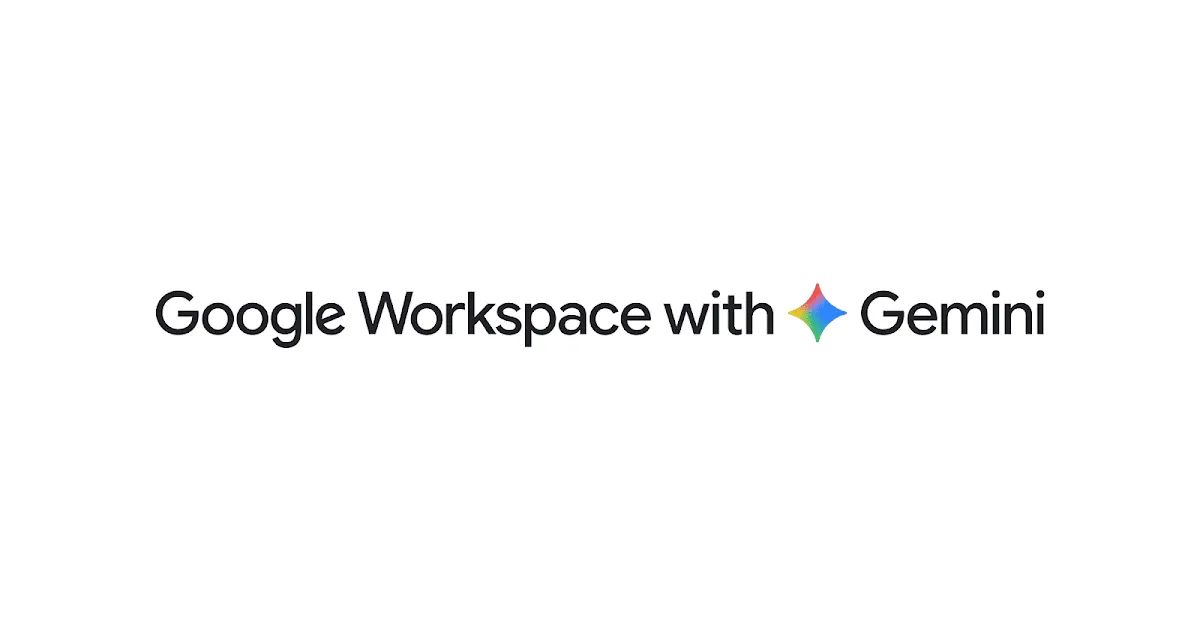 Google Workspace with Gemini の公式ブランドロゴ