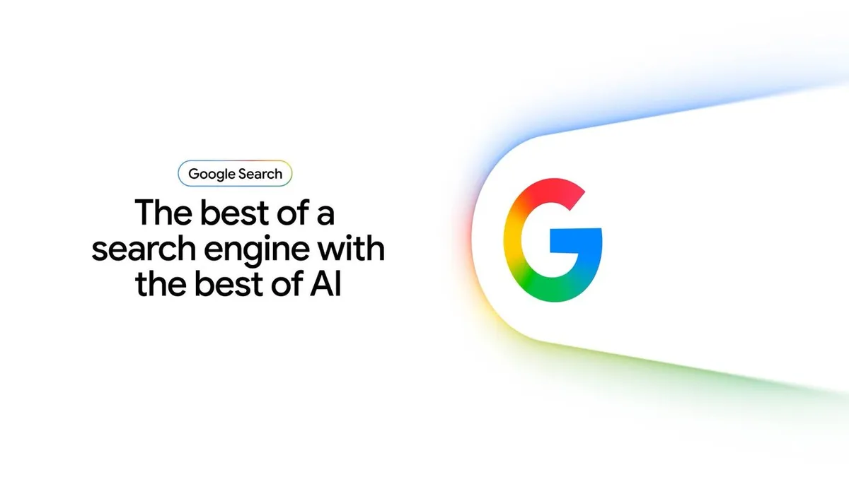 Google AI OverviewsとAI Mode統合：Google I/O 2026での検索UI刷新発表」 width=