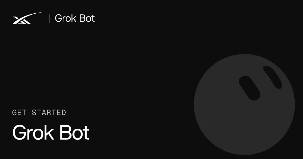 Grok Bot公式ドキュメントの画像