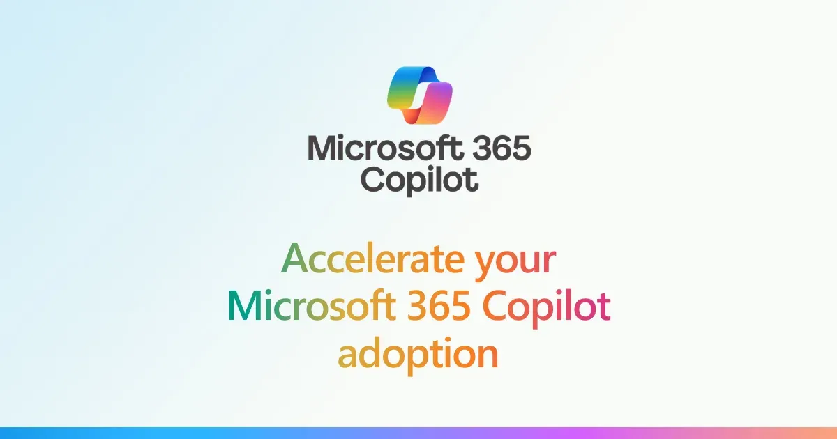 Microsoft 365 Copilot導入支援サイト(Adoption Hub)の告知画像