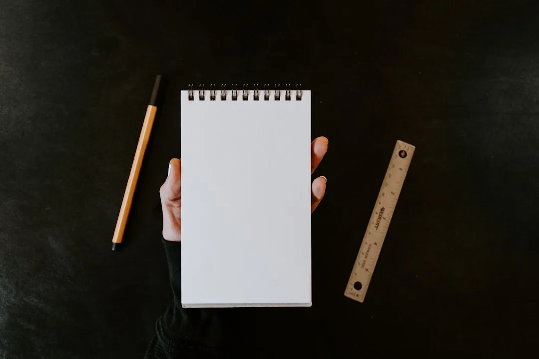 スキマバイト導入手順を書き出すノートのイメージ
